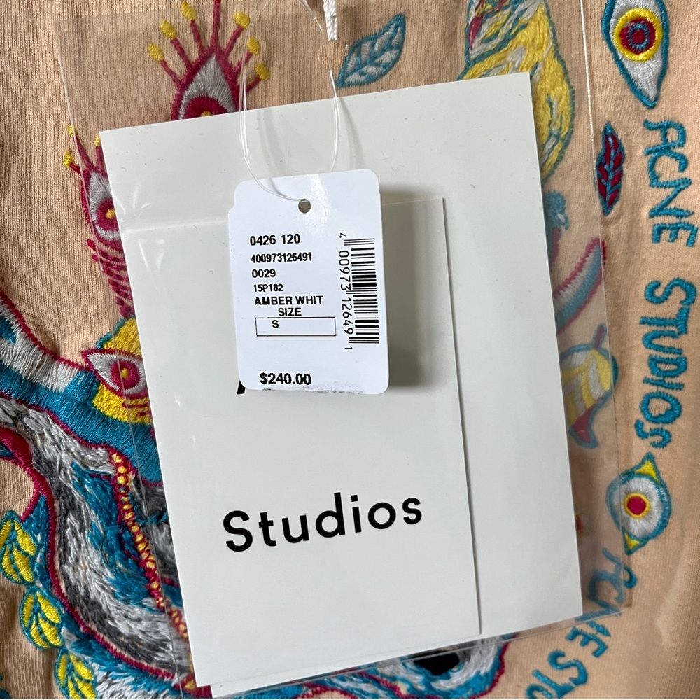 NEW Acne Studios “Midsummer Mystic” Psychedelic Bemabe Rave Moose Shirt Size S - Picture 4 of 8